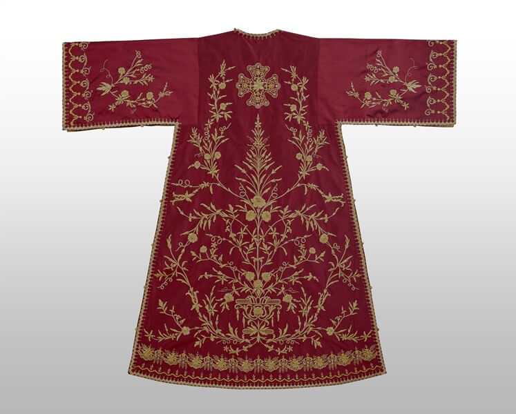 Bursa Deacon Made to Order - Burgundy with Gold Embroidery - Image 4