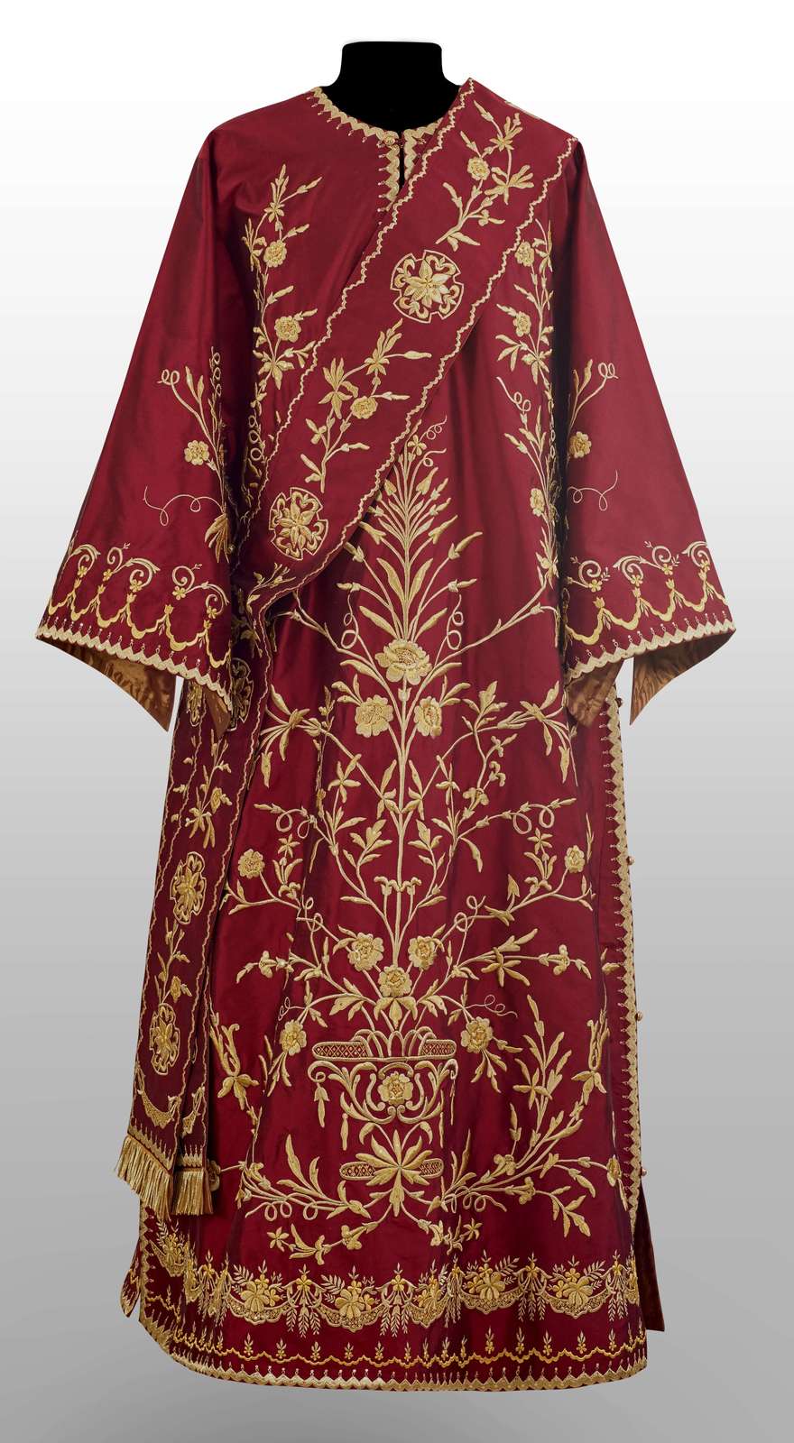 Bursa Deacon Made to Order - Burgundy with Gold Embroidery - Image 5